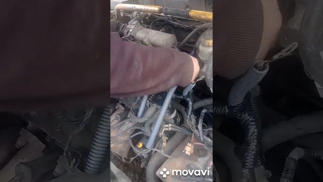 На Ланосе 1.5 приводим в порядок провода под капотом