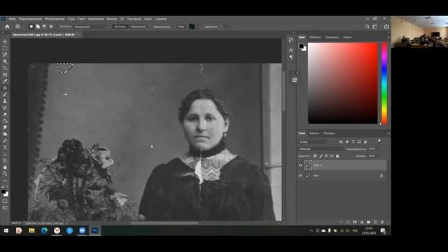Восстановление старой фотографии