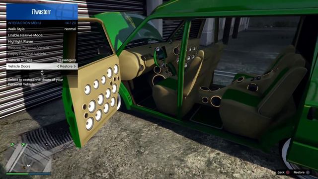 GTA Online: Do Custom Speakers Make The Car Radio Louder? - Lowrider DLC Car Speakers (GTA 5 DLC)