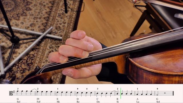 Viola G Major SCALE, Fast Play Through
(♩ = 120)

STUDENT