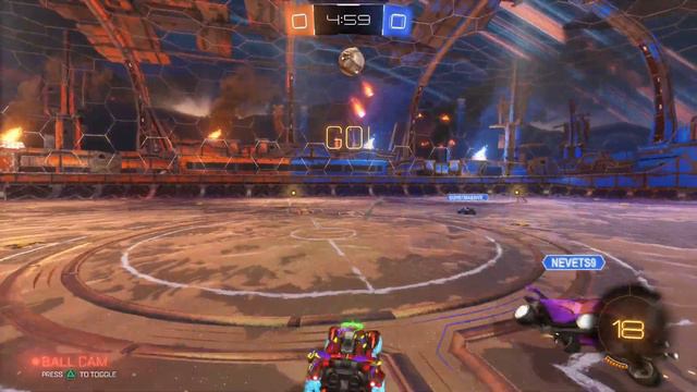 Rocket League - Boost Takeover With A Half-flip