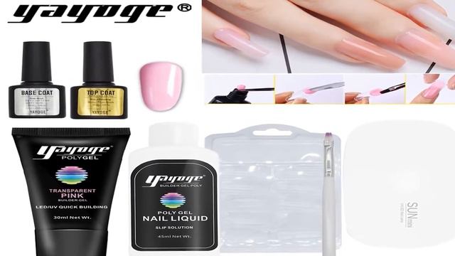 купить набор для наращивания ногтей гелем на алиэкспресс