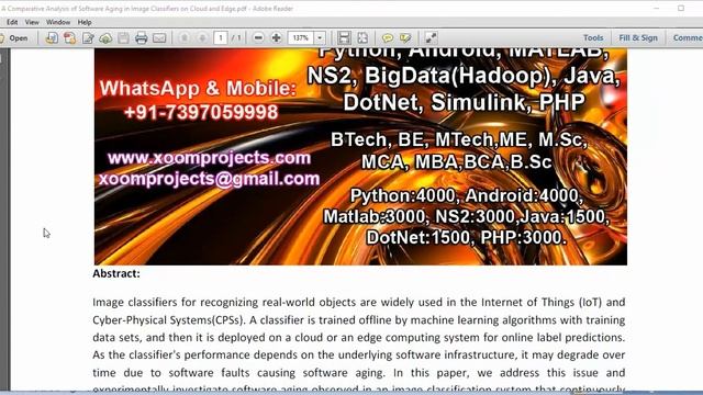 A Comparative Analysis Of Software Aging In Image Classifiers On Cloud And Edge