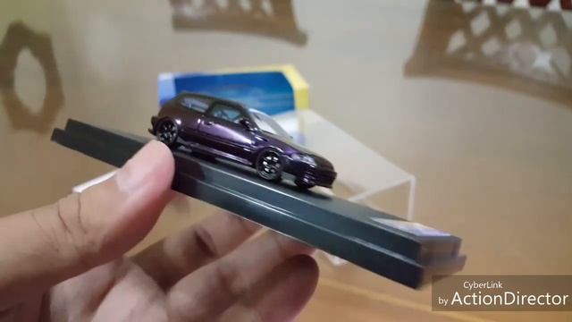 Unboxing YM Model Honda Civic EG6 Purple