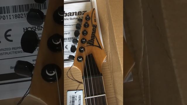 Ibanez RGEW521FM-NTF Unboxing