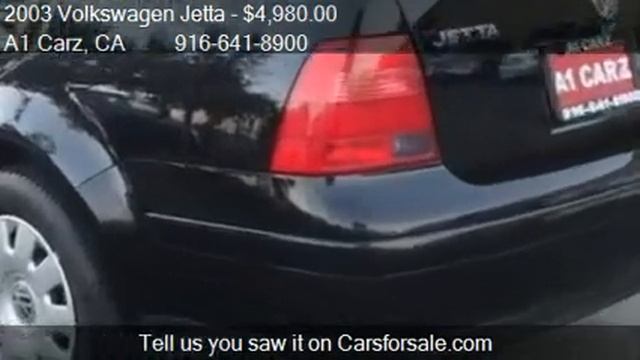 2003 Volkswagen Jetta GL 2.0 For Sale In Sacramento, CA 9581