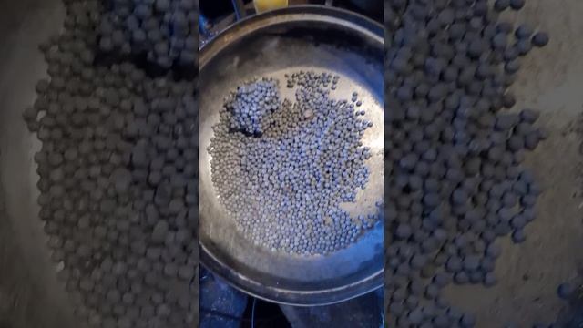 Дробь, перед катанием.