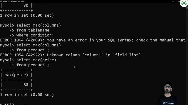 Min  Max Count Average Sum Like Operator and Wild Cards in SQL  SQL for Beginners