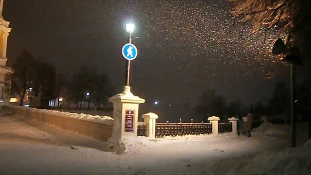 Волшебный вечер в Рязани 13.01.17г.  Рязанский кремль.