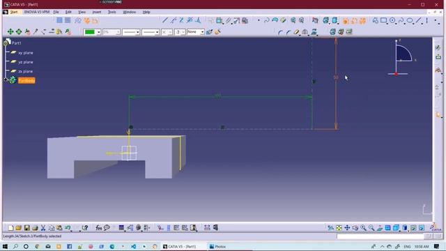 3d Part Design In Catia Exercise.