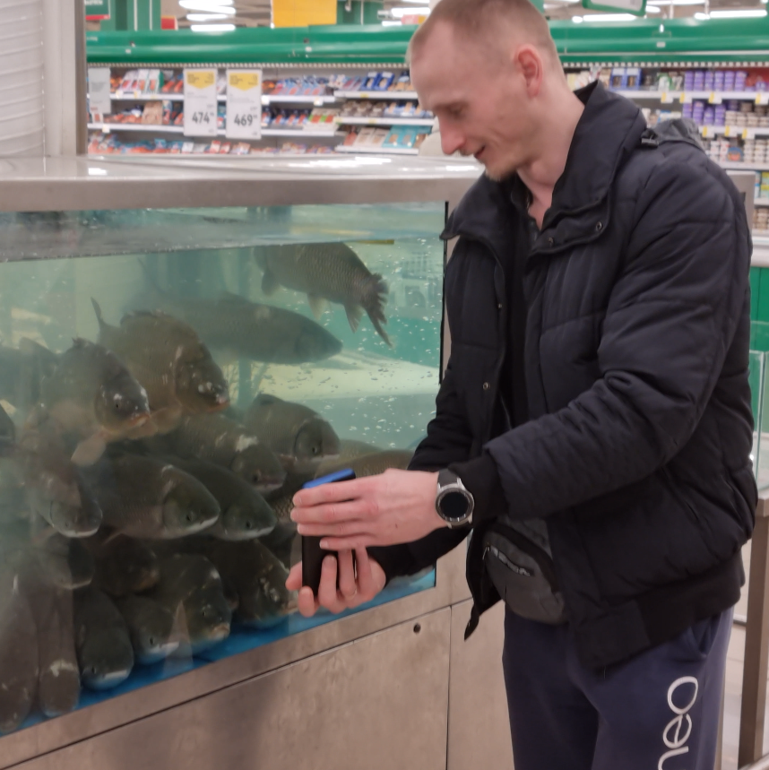 Рыбки смотрят дрифт