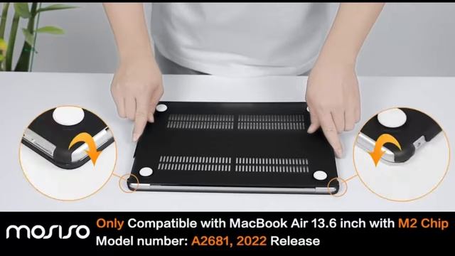 MOSISO Compatible With MacBook Air 13 6 Inch Case 2022 Release