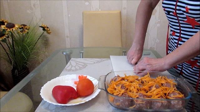 Ёжики мясные запеченные в духовке