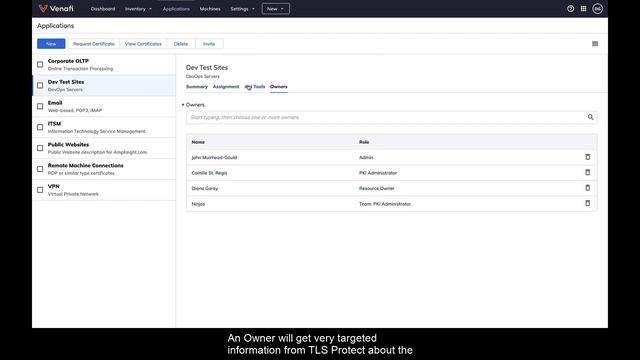 TLS Certificate Self-Service | TLS Protect Cloud Technical Demo, Venafi