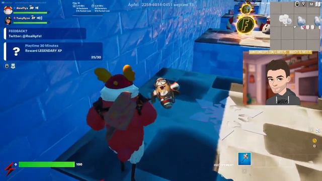 FORTNITE - КАСТОМКИ: НОВОГОДНИЙ ПАРКУР #3 (АЛЕКСАНДР ФЛАЙС И ТАНИ ВИРМАР)