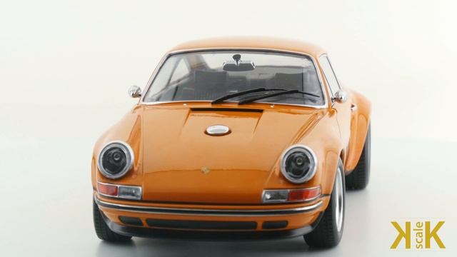 KK-Scale Porsche Singer 911 Coupe Orange 1/18