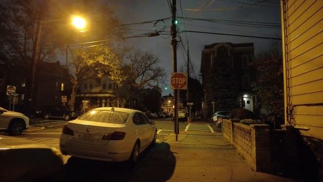 Night Walk In Weehawken, NJ | Palisade Avenue At 20th Street To Shippen Street