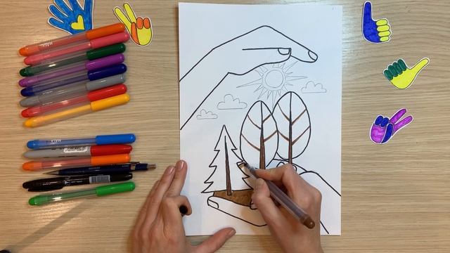 Берегите растения мир лес природу рисунок.  Эколята защитники природы. Рисунок зеленая планета.