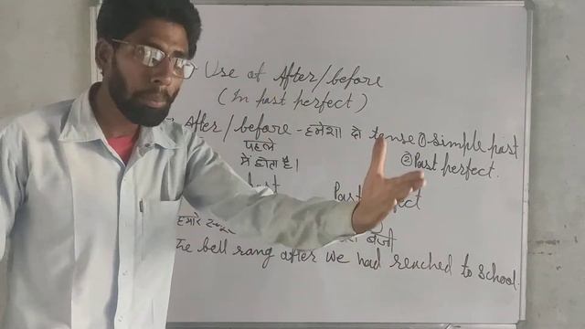 Use After And Before{in Past Perfect} By Ghanshyam Sir