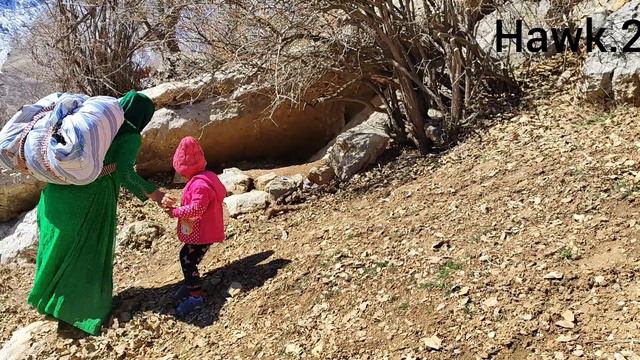 Under The Big Rock: Mother And Child Struggle For Safety Cameraman's Support