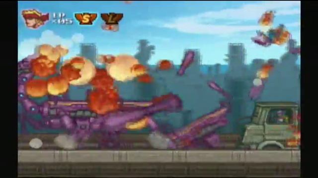 Contra ReBirth Normal Walkthrough (Explosions & Action: Stage 3)