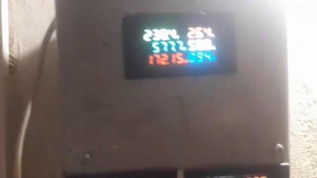Переключил инвертор в режим Grid, без трансляции сети.