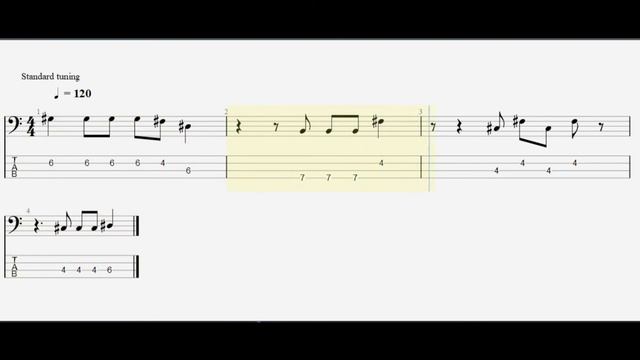 Stand Firm (Bass Guitar Tablature) - Terry Linen