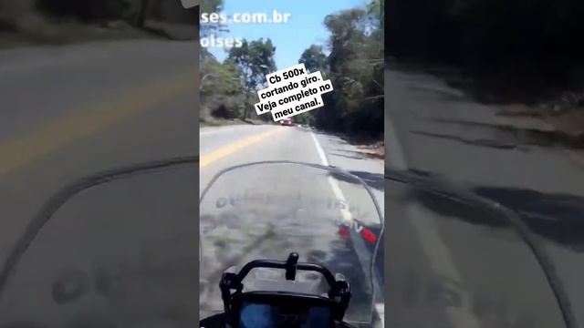 CB 500X Cortando Giro Na Arrancada