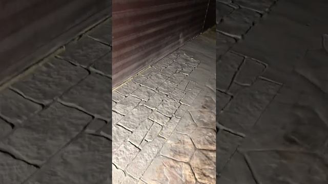 Старая Отмостка? Отделка Отмостки по технологии «Печатный бетон» в Тюмени