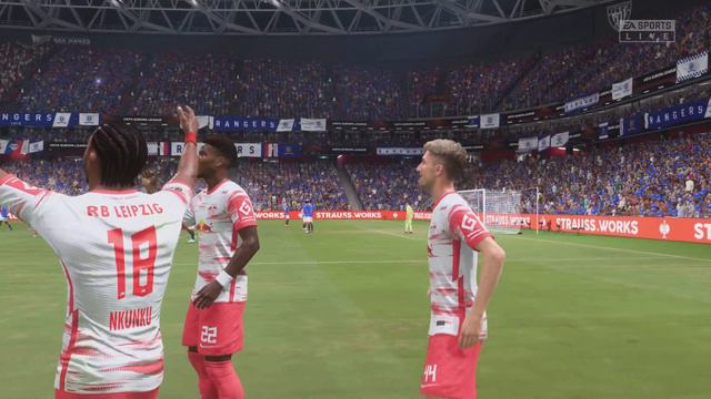 FIFA 22 - RB Leipzig Vs Rangers - UEFA Europa League 1st Leg Semi Final 21/22 - 4K Gameplay