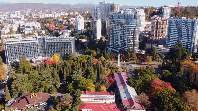 Полет над  Сочи. ?СОЧИ. Конец ноября 2020г.