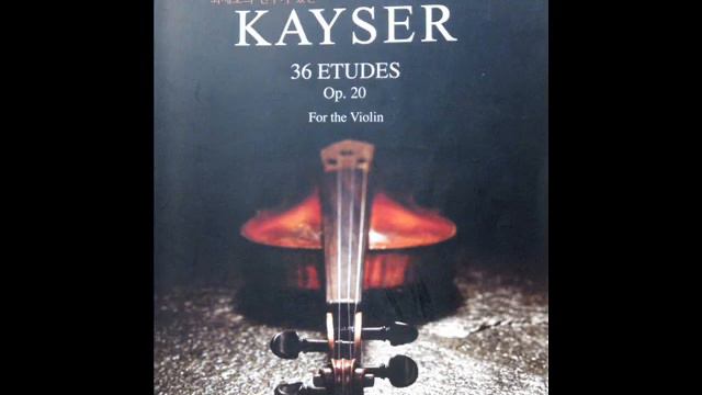 Kayser Etude Op.20 No.8 카이저 연습곡 8번, Je Ho Choi 최 제호 Kayser Violin