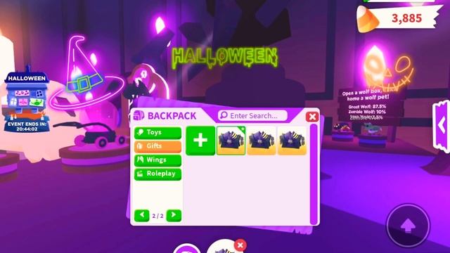 Открываем 4 бокса с волками!Последние дни праздника в Adopt Me…