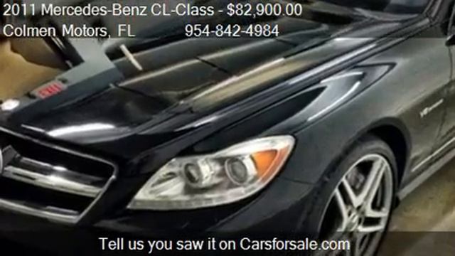 2011 Mercedes-Benz CL-Class CL63 AMG For Sale In Hollywood,