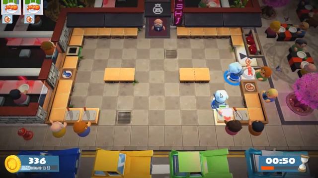 Прохождение Overcooked 2,Лучший Повар Кормит Зомби! #1