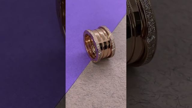 Кольцо в стилистике BULGARI