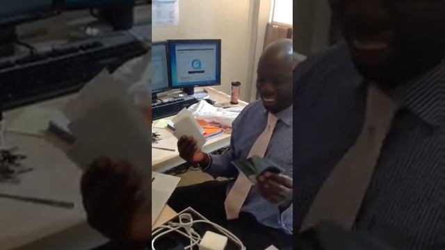 Papa Unboxing The MacBook Pro With Retina Display