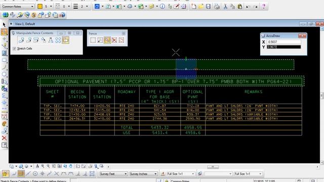 Adding Rows For Quantity Blocks In Microstation