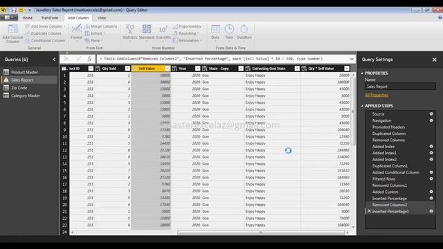 How To Create Custom Percentage For Numbers In Power BI Desktop
