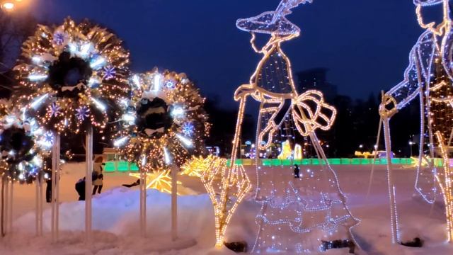 ПАРК СОКОЛЬНИКИ - КАК ЖЕ ТАМ КРАСИВО. Жаль, что любимый каток не работает.