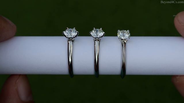 D Vs H Vs K Color Diamond Rings Comparison