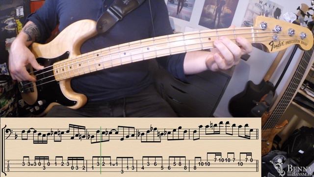 Stevie Wonder - I Was Made To Love Her [BASS COVER] - With Notation And Tabs