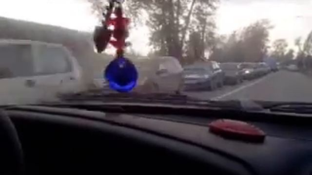 Вологда, р-н Лукьяново, переезды и пробки из-за них