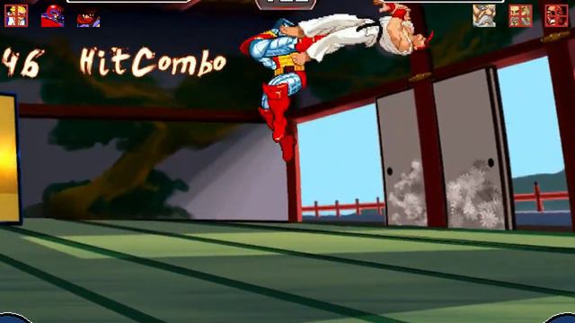 Marvel Vs Mugen Hard 8 AI Battle #3