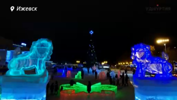 Ижевск Новогодний 2017