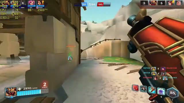 Paladins Beta DX11 Gameplay - I7 - Intel HD Graphics 620{720p} -DELL Vostro 14-3468