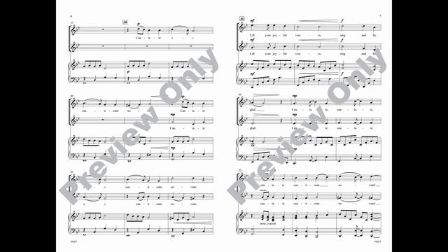 Confitemini Domino (2-Part), By Victor C. Johnson – Score & Sound