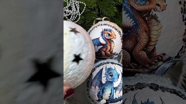 Набор ёлочных игрушек. Шары 