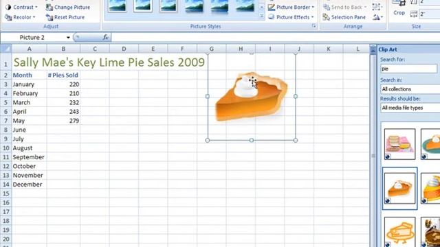 Excel How-To: Adding Clip Art To Your Spreadsheet
