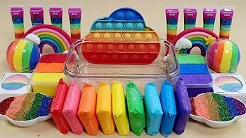 Слизь (слайм) из Радужного Облака, смешивающаяся случайным Образом в Слизь! Удовольствие для глаз